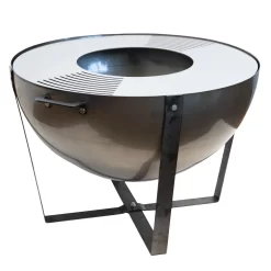 Feuerschale 'Dakota', Rostfarben, Ca. 60 X Ø 80 Cm -Gartenserien Geschäft 3920100762 Feuerstelle Dakota ca 80cm rund 1 118577