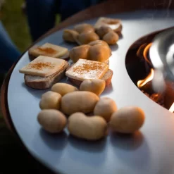 Feuerstelle 'Wave', Rost, Edelstahl, Ca. 100 X 55 X 100 Cm -Gartenserien Geschäft 3920100768 Feuerstelle WAVE rost ca100x55x100cm 1 125244