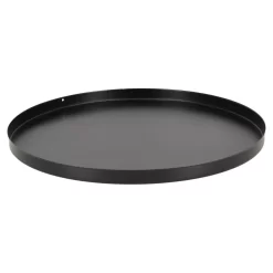 Bodenplatte Für Feuerkorb, Schwarz, Weichstahl, Ca. 50,3 X 50,3 X 3 Cm, 1,47 Kg