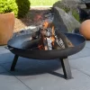 Feuerschale, Rund, Schwarz