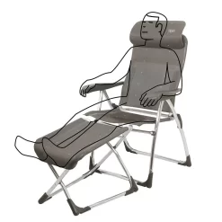 Crespo Hocker/Beinauflage Compact Klappbar, Silber/anthrazit 7 Crespo Hocker/Beinauflage Compact Klappbar, Silber/anthrazit -Gartenserien Geschäft 3930400909 Beinauflage Hocker 01 49025