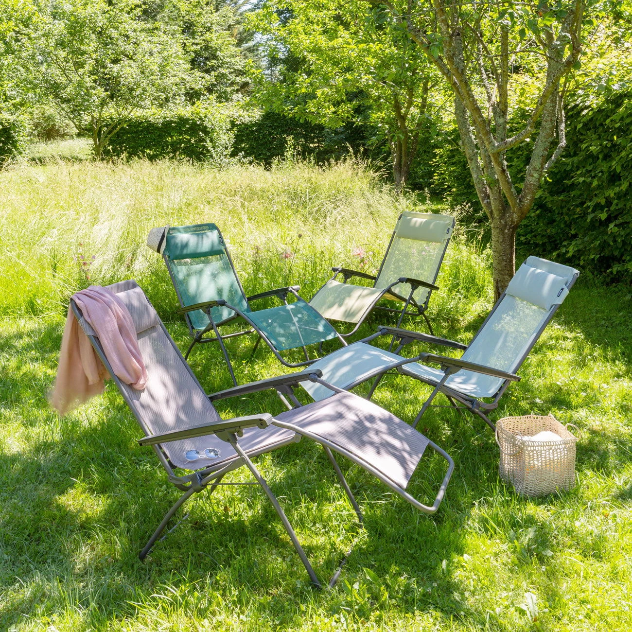 Lafuma Relaxsessel 'R Clip', Grün, Batyline® 6 Lafuma Relaxsessel 'R Clip', Grün, Batyline® – Bild 6