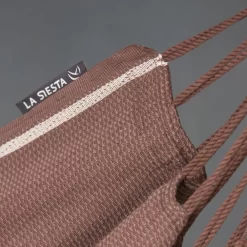 LA SIESTA Hängestuhl Lounger Habana Chocolate, Aus Bio-Baumwolle -Gartenserien Geschäft 3940200258 Haengestuhl Lounger Habana chocolate BioBaumwolle 03 47089