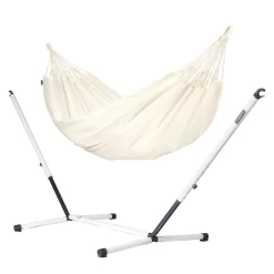 LA SIESTA Doppel-Hängematte Brisa, Vanilla, Outdoor Material, Bis 160 Kg, Wetterfest -Gartenserien Geschäft 3940200279 Doppel Haengematte Brisa vanilla Outdoor Material 17 61110