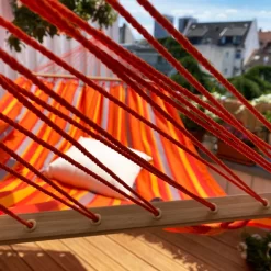 LA SIESTA Doppel-Stabhängematte 'Alisio' -Gartenserien Geschäft 3940200310 Doppel Stabhaengematte Alisio Tucan wetterbestaendig 3 86059