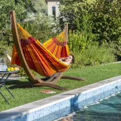 LA SIESTA Hängematte 'Modesta', Volcano -Gartenserien Geschäft 3940200332 Doppel Haengematte Modesta Volcano Bio Baumwolle 6 106095