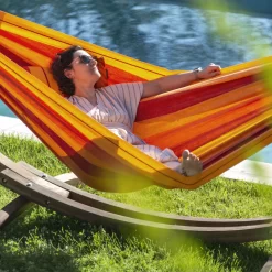 LA SIESTA Hängematte 'Modesta', Volcano -Gartenserien Geschäft 3940200332 Doppel Haengematte Modesta Volcano Bio Baumwolle 7 106096