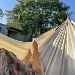 LA SIESTA Hängematte 'Modesta', Latte -Gartenserien Geschäft 3940200335 Doppel Haengematte Modesta Latte Bio Baumwolle 3 106107