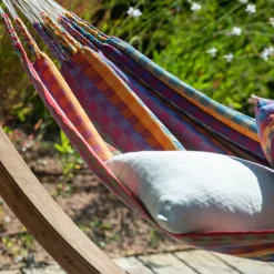 LA SIESTA Doppel-Hängematte 'Modesta', Flowers, 350 X 160 Cm -Gartenserien Geschäft 3940200339 Doppel Haengematte Flora Flowers Bio Baumwolle 3 106119