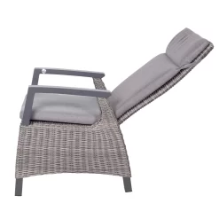 Kölle Sessel 'Bremen', Verstellbare Rückenlehne, Alu, Kunstrattan, 109 X 72 Cm 11 Kölle Sessel 'Bremen', Verstellbare Rückenlehne, Alu, Kunstrattan, 109 X 72 Cm -Gartenserien Geschäft 3950100979 Geflechtsessel Bremen Koelle braun inkl Auflage Ruecken verstellbar1 70308