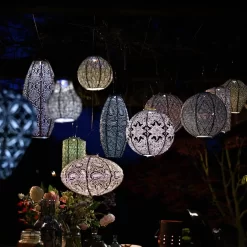 Solarlaterne 'Bulb 16 Occult', Gold, Ø 16 X 20 Cm -Gartenserien Geschäft 72462 lumiz EB8 3348 123926 8