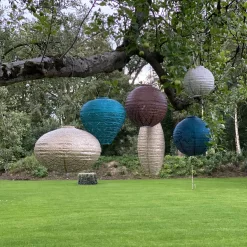 Solarlaterne 'Balloon XL', Helltaupe, Ø 35 X 50 Cm -Gartenserien Geschäft 72462 lumiz IMG 0626 123929 1