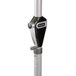 Doppler Sonnenschirm 'Active Auto Tilt 280' Aus Aluminium, Ø 280 Cm -Gartenserien Geschäft Active Auto tilt 280 Kurbel Seitenansicht 67370
