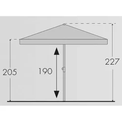 Doppler Rechteckschirm "Active Paragon", Ca. 180 X 120 Cm -Gartenserien Geschäft Active 180x120 Abmessung 67392