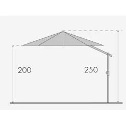 Doppler Pendelschirm 'Expert 350' Aus Aluminium, Ø 350 Cm -Gartenserien Geschäft Expert Pendel 350 Abmessung 67442 1